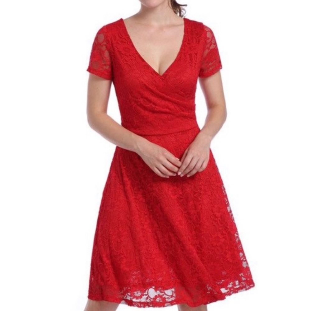 💃Red Lace Dress💃